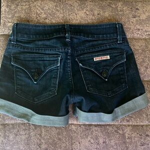 Hudson Dark Blue Denim Shorts